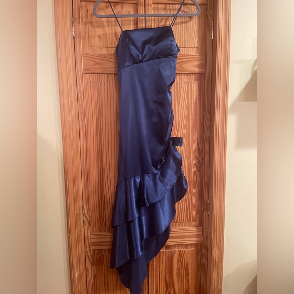 Blue cocktail dress